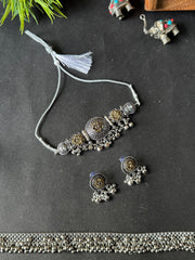 12 - dual tone Oxodise choker set