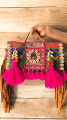 Gulabi boho Banjara bag