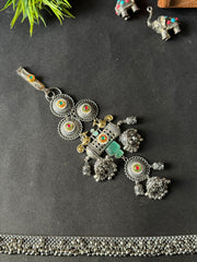19 - Oxidised Silver Kamar Juda (Waist Hanging) –