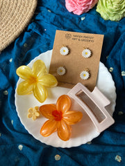 Yellow orange hamper