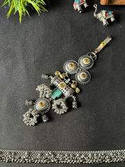 19 - Oxidised Silver Kamar Juda (Waist Hanging) –